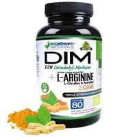 DIM Plus L-Arginine Nitric Oxide Booster 2650  - Plus L-Citrulline and Astragin