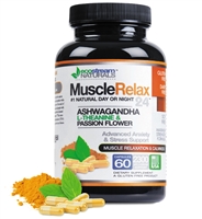 Muscle Relax 24 The Original #1 Natural Day or Night Support<br>UPC 859000007317