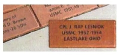 Engraved Bricks - National Museum of Marine Corps