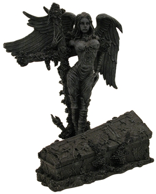 MC-2075 Death Angel with Coffin Statue