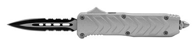 OTF338 026SLL Silver 6.5inch overall OTF Knife