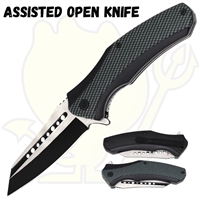 1012BK SPRING ASSISTED POCKET KNIFE