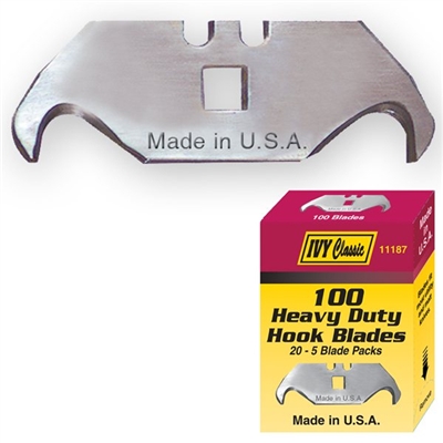 100 Pack H-D Hook Blades