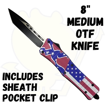 112MDSFTP 8" Medium Handle OTF Knife