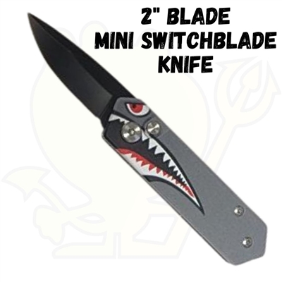 136ST Mini Switchblade Knife w/ 2" Blade
