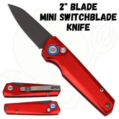 137BD Mini Switchblade Knife w/ 2" Blade