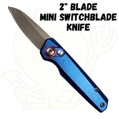 137nv Mini Switchblade Knife w/ 2" Blade