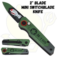 137Bm Mini Switchblade Knife w/ 2" Blade