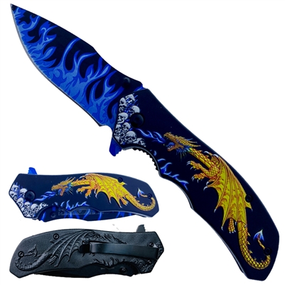 AO171 1934GD Dragon Spring Assisted Knife