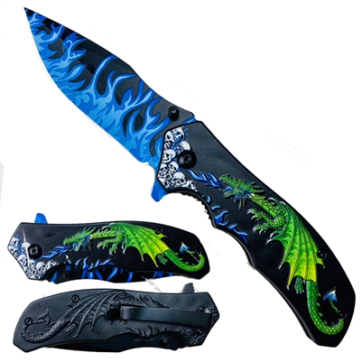 AO167 1934GN Dragon Spring Assisted Knife