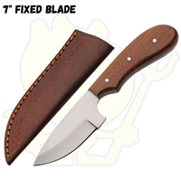 203540 7" Saddlewood Skinner Fixed Blade Knife
