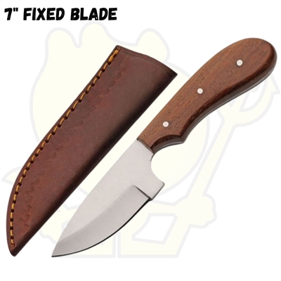 203540 7" Saddlewood Skinner Fixed Blade Knife