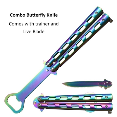 205604C-6 Rainbow Butterfly Knife Combo Kit