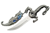 211155-BL Fantasy Blue Dragon Dagger