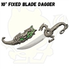 211155-GN Fantasy Green Dragon Dagger