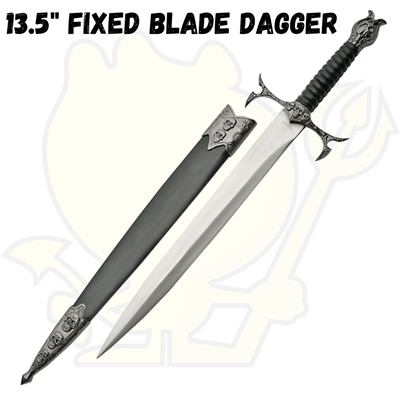 211348 13.5" Skull Dagger