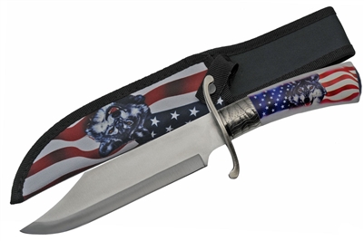 211457WF 12" Wolf Bowie Knife