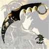 21DT002-75GY The Dead Shall Rise #3 Plague Karambit Knife