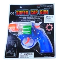 ASG201 Clear Repeating Super Cap Gun