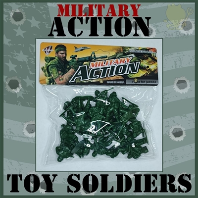 TY104 23845 Military Guys Green Color Set