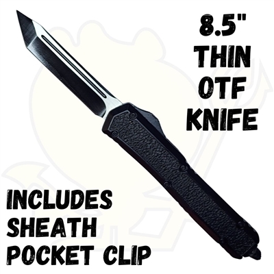 244BK 8.5" Thin Handle OTF Knife