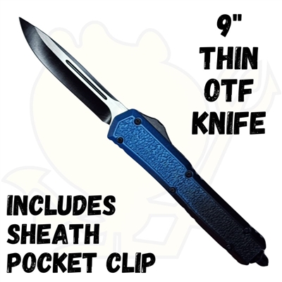 244BL 8.5" Thin Handle OTF Knife