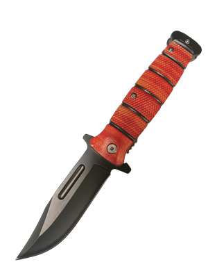 AO 2623DBR Spring Assisted Knife