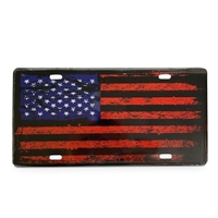 12"x6" American Flag Vanity License Plate