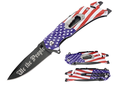 2702 8" We The People Assisted Open Knife