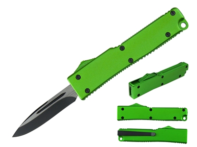 OTF 27061GN  Mini OTF Knife Green 5.25"