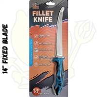 Wholesale 3000bl Fixed Blade 14" Fillet Knife with Sheath