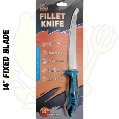Wholesale 3000bl Fixed Blade 14" Fillet Knife with Sheath