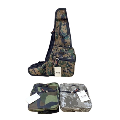 WM505 3314 Camo Shoulder Bag Assorted