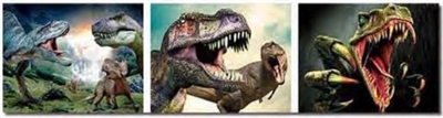 1087 3D Lenticular Picture Flip Dinosaurs