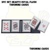 SS5R 5pc Set Hearts Royal Flush Throwing Cards