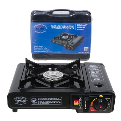 Portable Black Crystaline Gas Stove