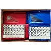 TY103 Double Six Domino Set Assorted Red or Blue