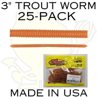 Pro Striker Baits 3 inch Trout Worm 25 pack