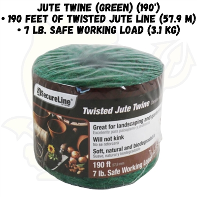 Jute Twine 190ft Green
