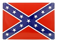 Confederate Flag Metal Sign