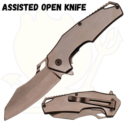 AO331 7112BK Assisted Open Knife