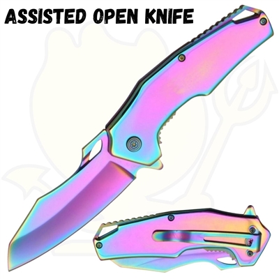 AO227 7112RB Assisted Open Knife