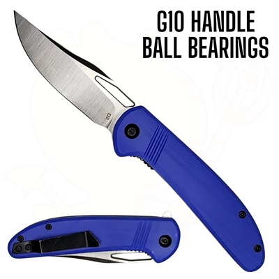 FK151 7193 7.5" Blue G10 Folder w/ Ball Bearings