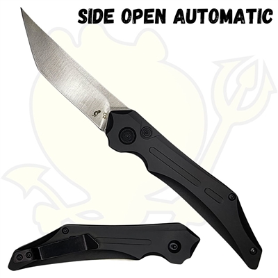 SO166 71934 8" Black Automatic Knife