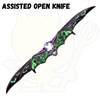 AO335 7251GN 13.5" Bat Knife