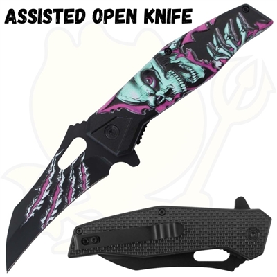 7380PK Assisted Open Knife 4.25" closed