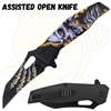7380YL Assisted Open Knife 4.5"Closed