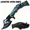 7384gn Assisted Open Knife 4.25" closed