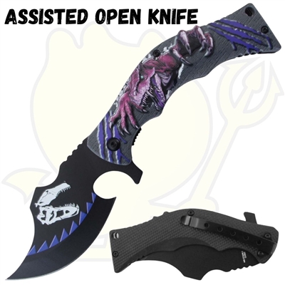 7384pp Assisted Open Knife 4.25" closed