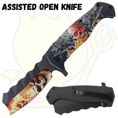 7385RD Assisted Open Knife